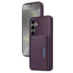 For Samsung Galaxy S24+ 5G BETOPNICE Horizontal Flip Detachable MagSafe Wallet Phone Case(Purple)