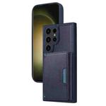 For Samsung Galaxy S23 Ultra 5G BETOPNICE Horizontal Flip Detachable MagSafe Wallet Phone Case(Blue)