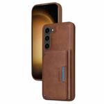 For Samsung Galaxy S23+ 5G BETOPNICE Horizontal Flip Detachable MagSafe Wallet Phone Case(Brown)