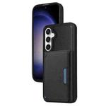 For Samsung Galaxy S23 FE 5G BETOPNICE Horizontal Flip Detachable MagSafe Wallet Phone Case(Black)