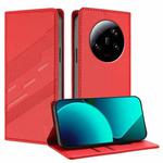 For Xiaomi 13 Ultra Embossed Multi-functional Wallet Retro Leather Phone Case(Red)