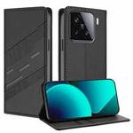 For Xiaomi 15 Embossed Multi-functional Wallet Retro Leather Phone Case(Black)