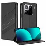 For Xiaomi 15 Pro Embossed Multi-functional Wallet Retro Leather Phone Case(Black)
