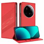 For Xiaomi 15 Ultra Embossed Multi-functional Wallet Retro Leather Phone Case(Red)
