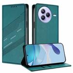 For Xiaomi Civi 5 Pro Embossed Multi-functional Wallet Retro Leather Phone Case(Dark Green)