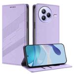 For Xiaomi Civi 5 Pro Embossed Multi-functional Wallet Retro Leather Phone Case(Light Purple)