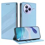 For Xiaomi Civi 5 Pro Embossed Multi-functional Wallet Retro Leather Phone Case(Light Blue)
