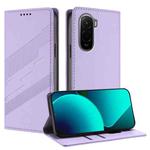 For Xiaomi Poco M7 4G 169mm Embossed Multi-functional Wallet Retro Leather Phone Case(Light Purple)