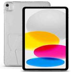 For iPad mini 2024 / mini 6 Folding Magnetic Holder Acrylic Leather Back Tablet Case(Grey)