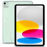 For iPad mini 2024 / mini 6 Folding Magnetic Holder Acrylic Leather Back Tablet Case(Light Green)