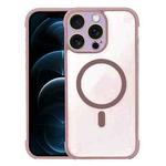 For iPhone 12 Pro Max Shockproof MagSafe Magnetic TPU Hybrid Acrylic Phone Case(Desert Gold)