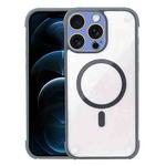 For iPhone 12 Pro Max Shockproof MagSafe Magnetic TPU Hybrid Acrylic Phone Case(Titanium Gray)