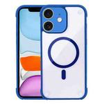For iPhone 11 Shockproof MagSafe Magnetic TPU Hybrid Acrylic Phone Case(Royal Blue)