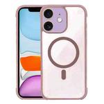 For iPhone 11 Shockproof MagSafe Magnetic TPU Hybrid Acrylic Phone Case(Desert Gold)