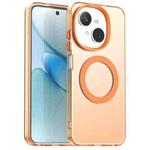For Tecno Spark 20 Candy Magsafe PC Hybrid TPU Phone Case(Orange)