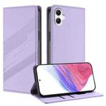 For Samsung Galaxy A06 4G / 5G Embossed Multi-functional Wallet Retro Leather Phone Case(Light Purple)