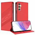 For Samsung Galaxy A24 4G Global Embossed Multi-functional Wallet Retro Leather Phone Case(Red)