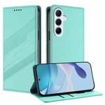For Samsung Galaxy A17 5G Embossed Multi-functional Wallet Retro Leather Phone Case(Mint Green)