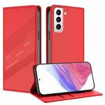 For Samsung Galaxy S21+ 5G Embossed Multi-functional Wallet Retro Leather Phone Case(Red)