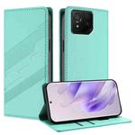 For Asus ROG Phone 8 Pro Embossed Multi-functional Wallet Retro Leather Phone Case(Mint Green)