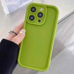 For iPhone SE 2022 / 2020 / 8 / 7 Shockproof Frame Frosted Precise Hole TPU Phone Case(Fluorescent Green)