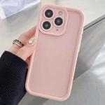 For iPhone 11 Pro Max Shockproof Frame Frosted Precise Hole TPU Phone Case(Light Pink)