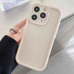 For iPhone 11 Pro Shockproof Frame Frosted Precise Hole TPU Phone Case(White)