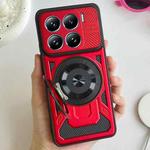 For Xiaomi 15 Armor Rotating Holder MagSafe Phone Case(Red)