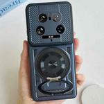 For Xiaomi 14 Ultra Armor Rotating Holder MagSafe Phone Case(Blue)