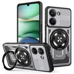 For Redmi A5 4G 171.7mm Armor Rotating Holder MagSafe Phone Case(Grey)