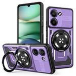 For Redmi A5 4G 171.7mm Armor Rotating Holder MagSafe Phone Case(Purple)