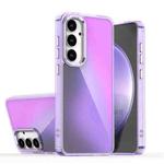 For Samsung Galaxy S24 FE 5G Plating Gradient Discolor Phone Case(Purple)