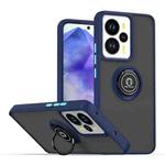 For Realme 14 5G Global Q Shadow 1 Series TPU + PC Phone Case with Ring(Royal Blue)