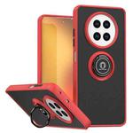 For Realme 12 5G Global Q Shadow 1 Series TPU + PC Phone Case with Ring(Red)