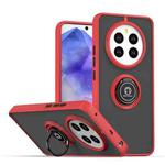 For Realme 12+ 5G / 12 4G Q Shadow 1 Series TPU + PC Phone Case with Ring(Red)