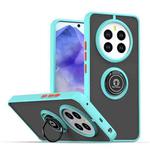 For Realme 12+ 5G / 12 4G Q Shadow 1 Series TPU + PC Phone Case with Ring(Sky Blue)