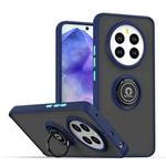 For Realme 12+ 5G / 12 4G Q Shadow 1 Series TPU + PC Phone Case with Ring(Royal Blue)