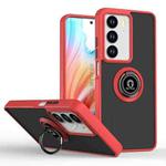 For Realme C75 4G / 14x Global Q Shadow 1 Series TPU + PC Phone Case with Ring(Red)