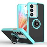 For Realme C75 4G / 14x Global Q Shadow 1 Series TPU + PC Phone Case with Ring(Sky Blue)