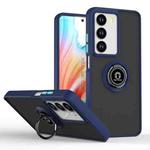 For Realme C75 4G / 14x Global Q Shadow 1 Series TPU + PC Phone Case with Ring(Royal Blue)