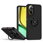For Realme C67 4G Q Shadow 1 Series TPU + PC Phone Case with Ring(Black+Red)