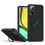 For Realme C67 4G Q Shadow 1 Series TPU + PC Phone Case with Ring(Dark Green)