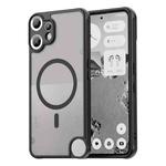 For Nothing CMF Phone 2 Pro Fan Dun Series TPU Hybrid PC Frosted Magsafe Phone Case(Black)
