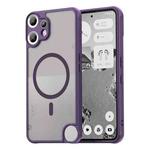 For Nothing CMF Phone 2 Pro Fan Dun Series TPU Hybrid PC Frosted Magsafe Phone Case(Purple)