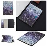 For iPad 9.7 (2018) / 9.7 (2017) Painted Pattern Horizontal Flip Leather Case with Holder & Card Slots & Wallet(Gradient Black Sand)