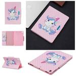 For iPad 9.7 (2018) / 9.7 (2017) Painted Pattern Horizontal Flip Leather Case with Holder & Card Slots & Wallet(Unicorn)