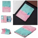 For iPad Mini / Mini 2 / Mini 3 / Mini 4  Painted Pattern Horizontal Flip Leather Case with Holder & Card Slots & Wallet(Two-color Love Sand)