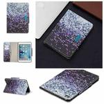 For iPad Mini / Mini 2 / Mini 3 / Mini 4  Painted Pattern Horizontal Flip Leather Case with Holder & Card Slots & Wallet(Gradient Black Sand)