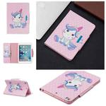 For iPad Mini / Mini 2 / Mini 3 / Mini 4  Painted Pattern Horizontal Flip Leather Case with Holder & Card Slots & Wallet(Unicorn)