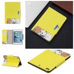 For iPad Mini (2019) Painted Pattern Horizontal Flip Leather Case with Holder & Card Slots & Wallet(Bear family)